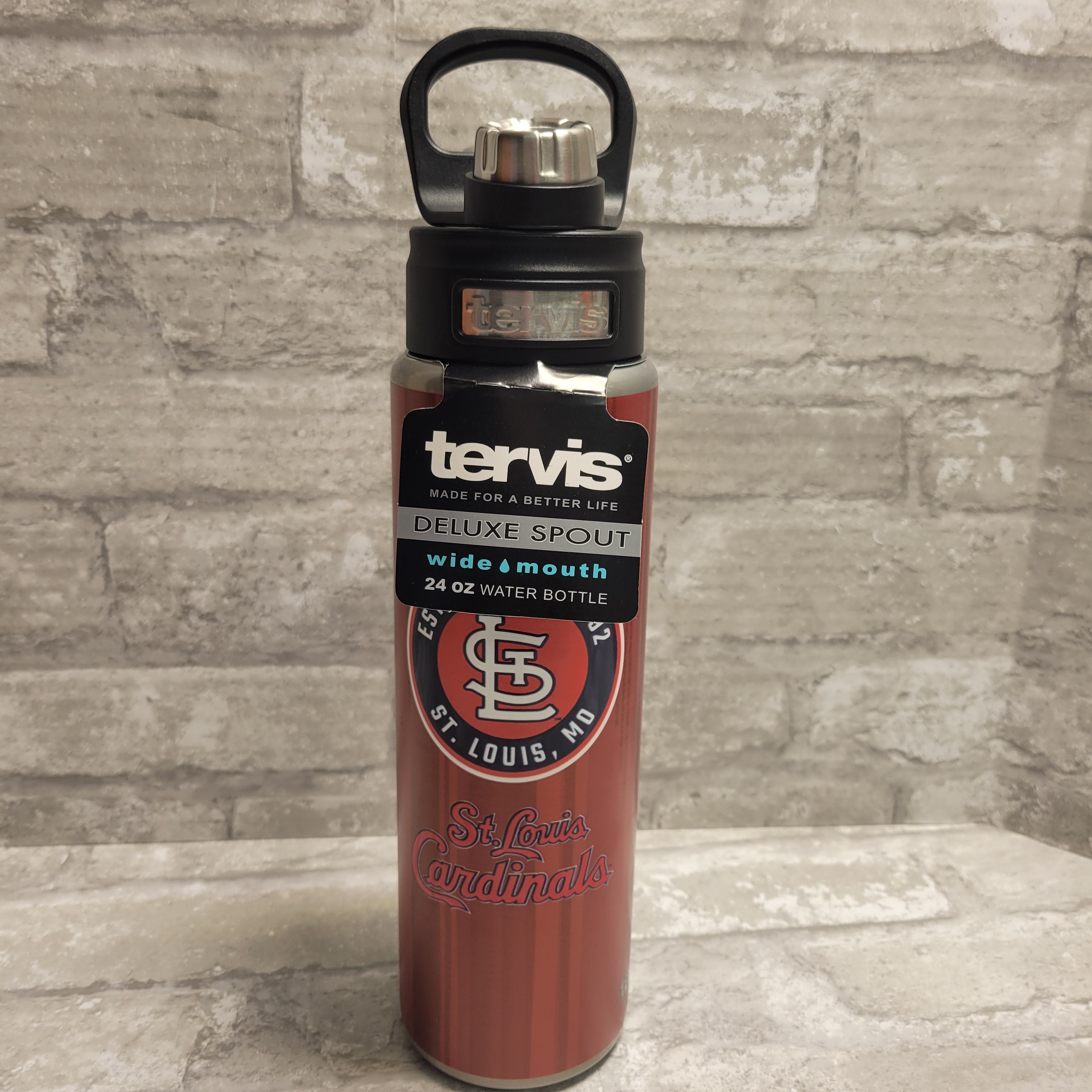 St. Louis Cardinals - All Over | 24 oz Water Bottle (7999326781678)